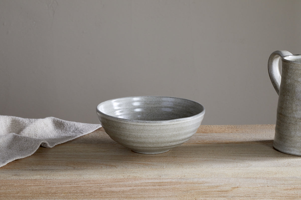 Valinha Earthenware Dinnerware Set - Grey  (Set of 12)