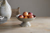 Valinha Earthenware Footed Bowl - Grey
