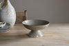 Valinha Earthenware Footed Bowl - Grey