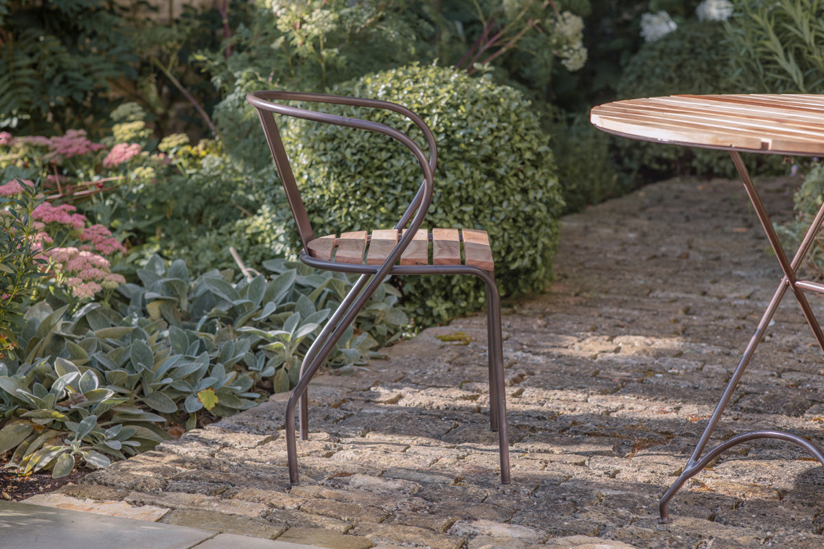 Vivika Outdoor Dining Chair - Natural-Trade nkuku