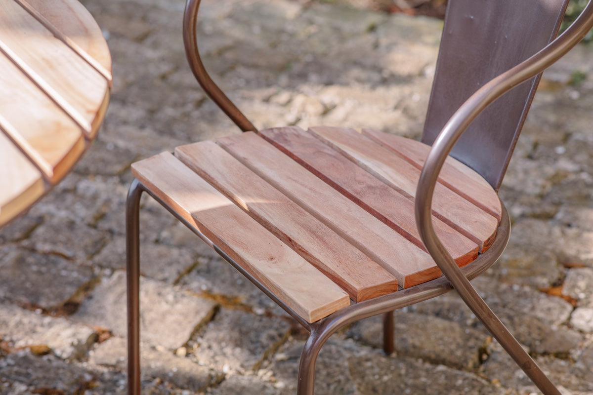 Vivika Outdoor Dining Chair - Natural-Trade nkuku