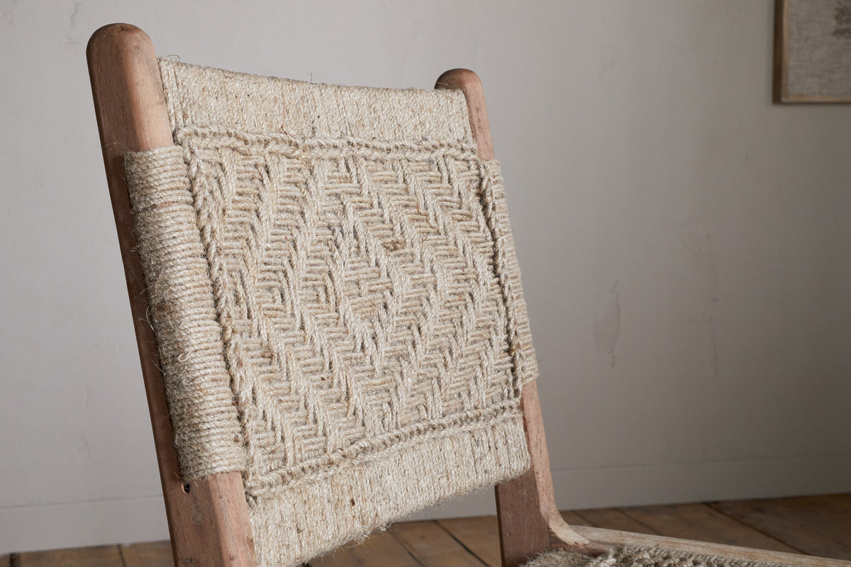 Vinay Woven Armless Dining Chair - Natural