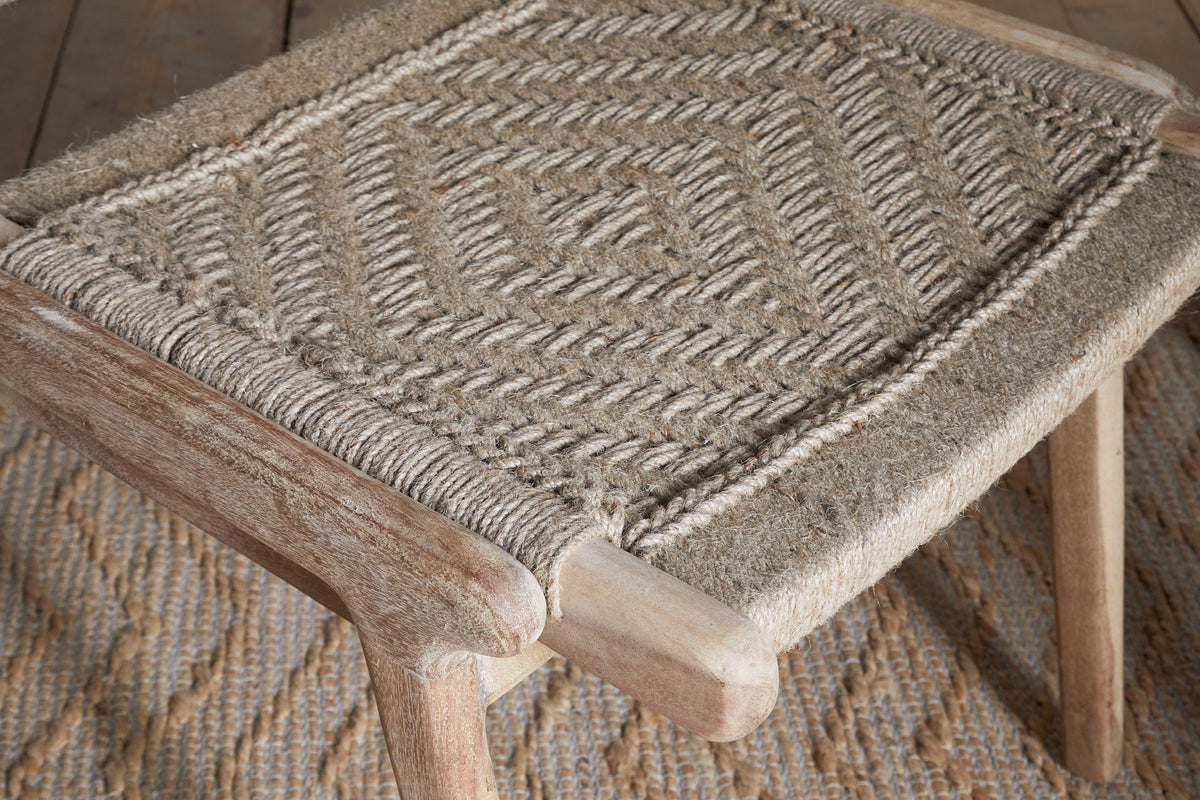 Vinay Woven Armless Dining Chair - Natural