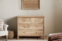 Vivan Grooved Chest of Drawers - Natural