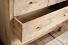 Vivan Grooved Chest of Drawers - Natural