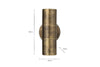 Vitla Outdoor Wall Lamp - Antique Brass-Trade nkuku