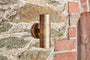 Vitla Outdoor Wall Lamp - Antique Brass-Trade nkuku