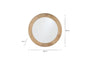 Vivan Grooved Wood Mirror - Natural
