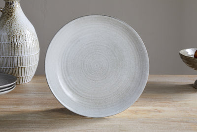 Valinha Earthenware Dinner Plate - Grey