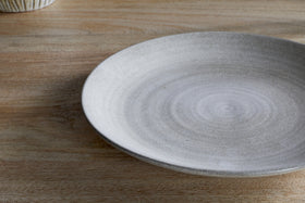 Valinha Earthenware Dinner Plate - Grey