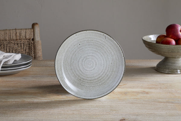 Valinha Earthenware Side Plate - Grey