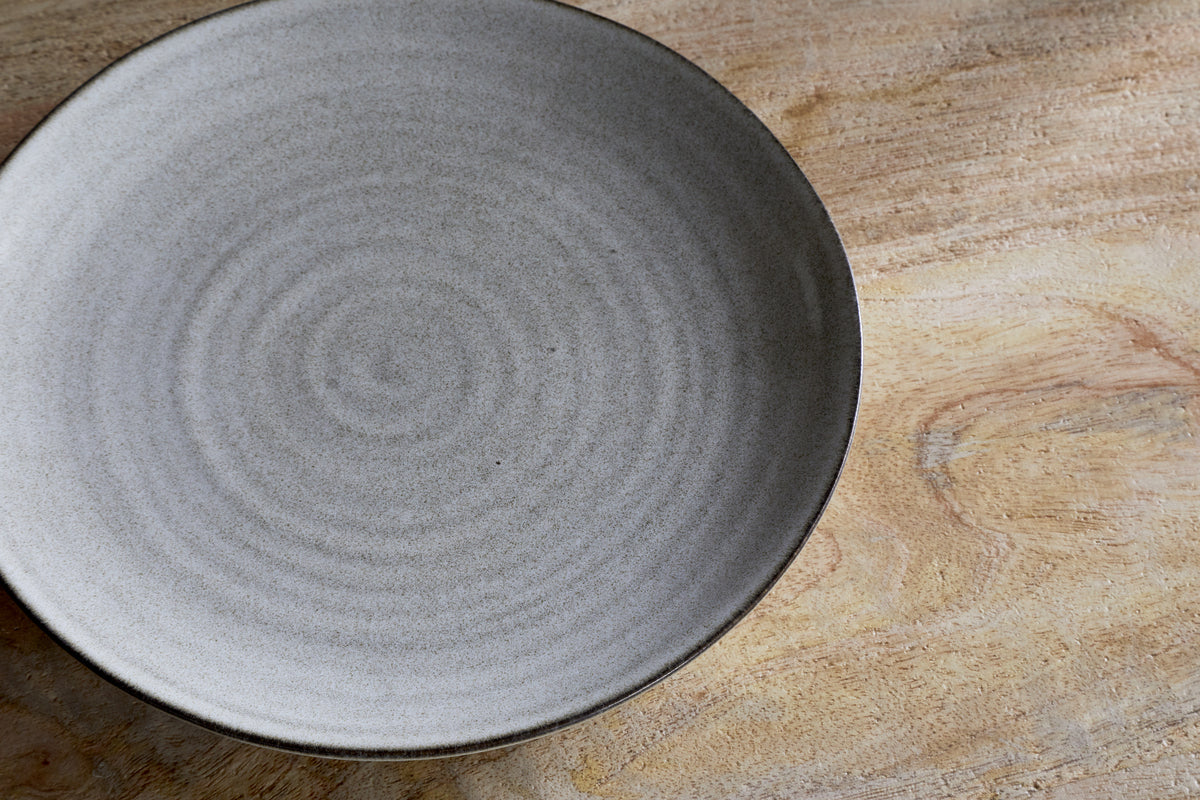 Valinha Earthenware Side Plate - Grey