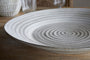 Valinha Earthenware Round Platter - Grey