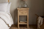 Vivan Grooved Bedside Table - Natural