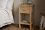 Vivan Grooved Bedside Table - Natural