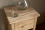 Vivan Grooved Bedside Table - Natural