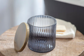 Valeska Recycled Glass Storage Pot