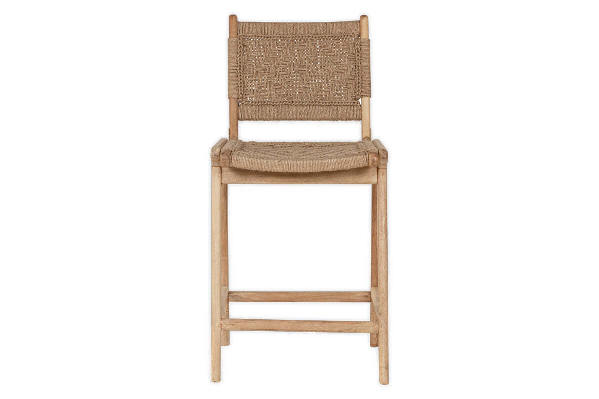 Vinay Woven Counter Chair - Natural