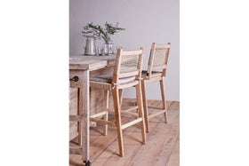Vinay Woven Counter Chair - Natural