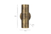 Vitla Outdoor Wall Lamp - Antique Brass