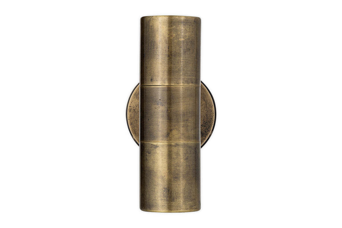 Vitla Outdoor Wall Lamp - Antique Brass