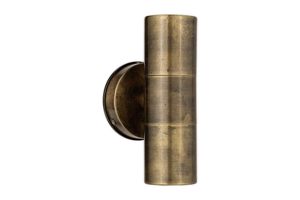 Vitla Outdoor Wall Lamp - Antique Brass