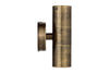 Vitla Outdoor Wall Lamp - Antique Brass