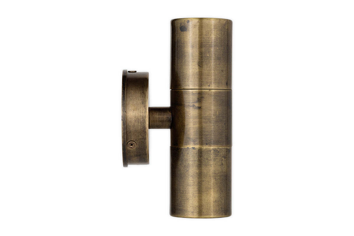 Vitla Outdoor Wall Lamp - Antique Brass