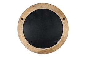 Vivan Grooved Wood Mirror - Natural