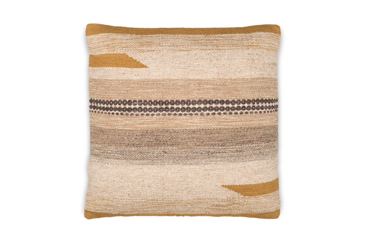 Aravali Wool Cushion Cover - Ochre