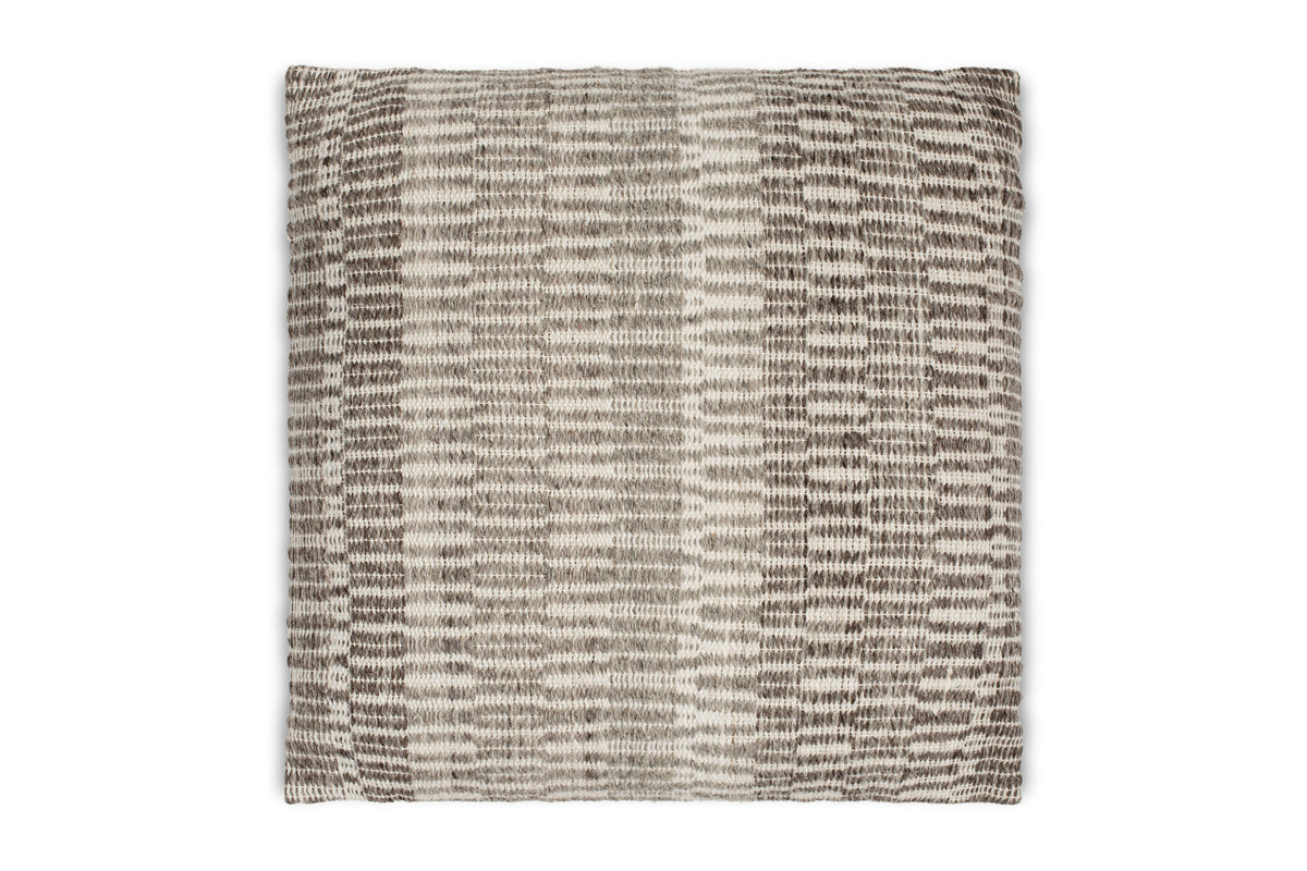 Aahna Wool Cushion Cover - Charcoal