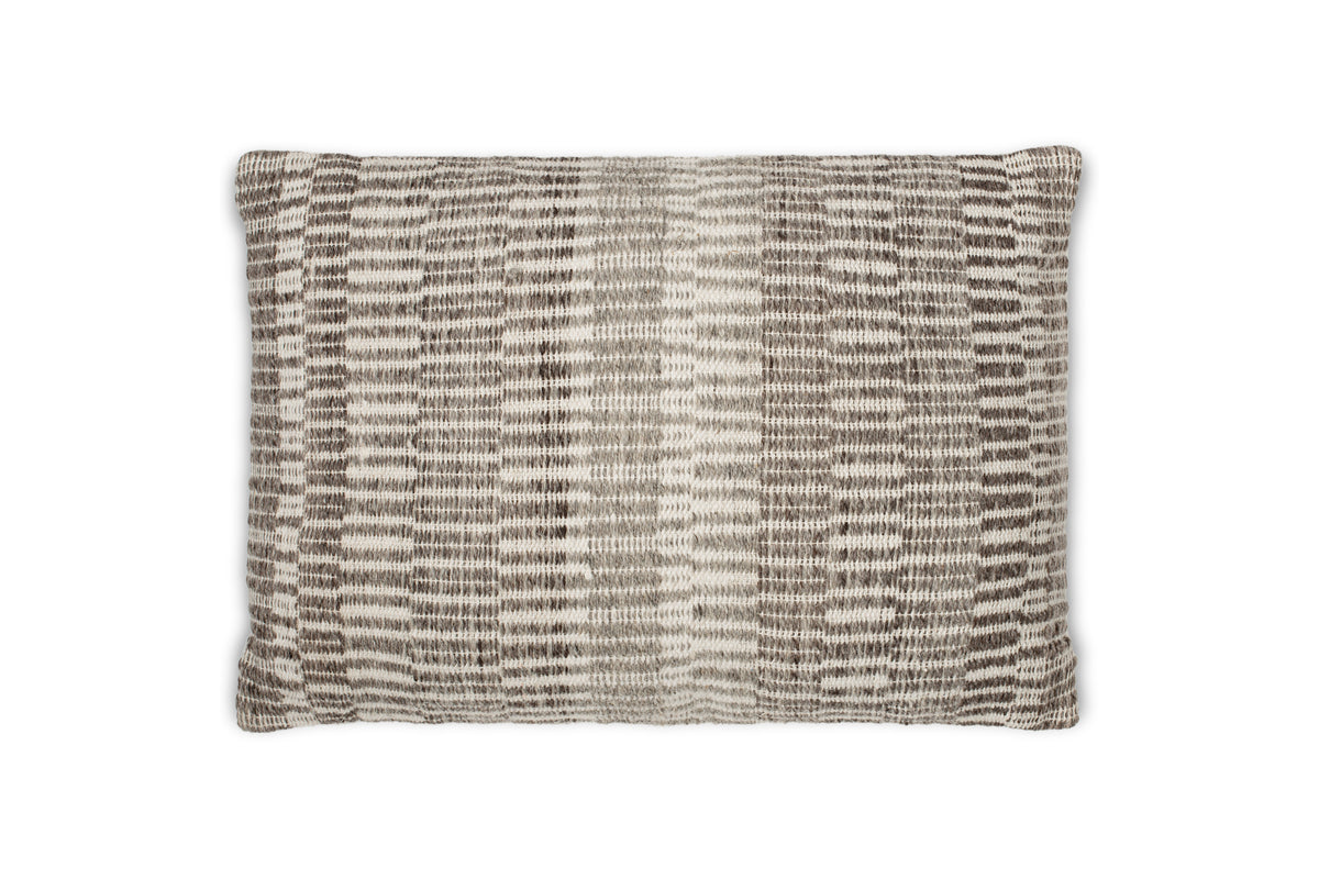 Aahna Wool Cushion Cover - Charcoal