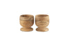 Awa Wooden Egg Cup - Natural - (Set of 2)
