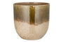 Almeida Reactive Glaze Plant Pot - Olive & Natural