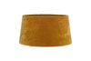 Batakha Velvet & Linen Lampshade - Dark Ochre