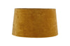 Batakha Velvet & Linen Lampshade - Dark Ochre