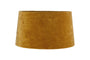 Batakha Velvet & Linen Lampshade - Dark Ochre