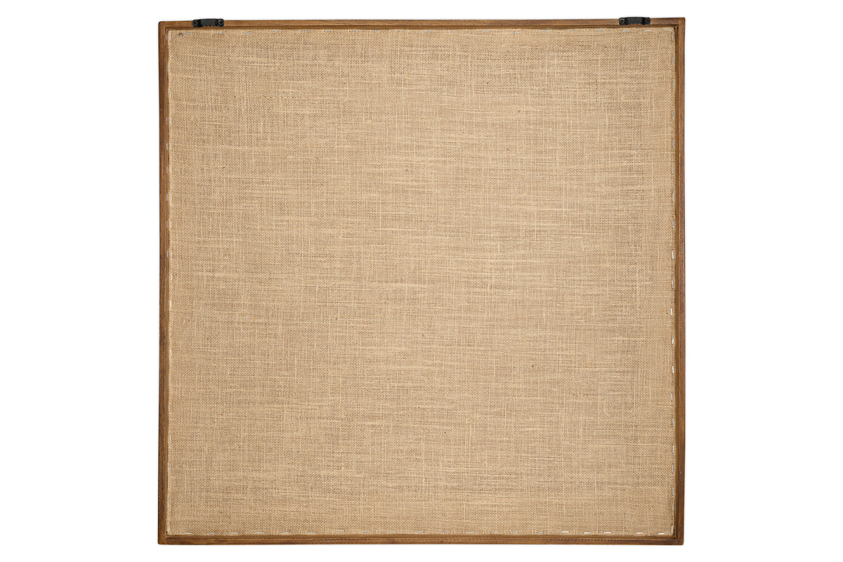 Birala Hand Stitched Wall Art - Natural