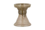 Cabra Reactive Glaze Candle Holder - Olive & Natural