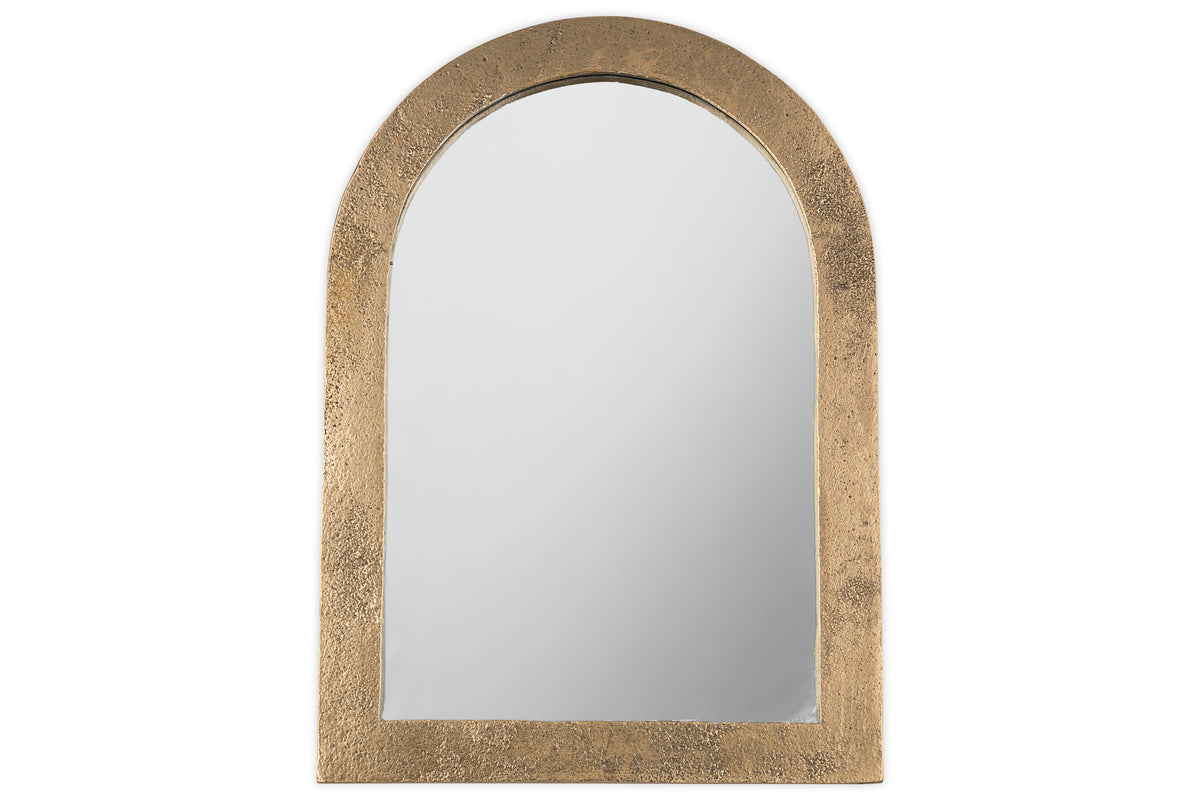 Cayce Cast Aluminum Vanity Mirror - Antique Brass