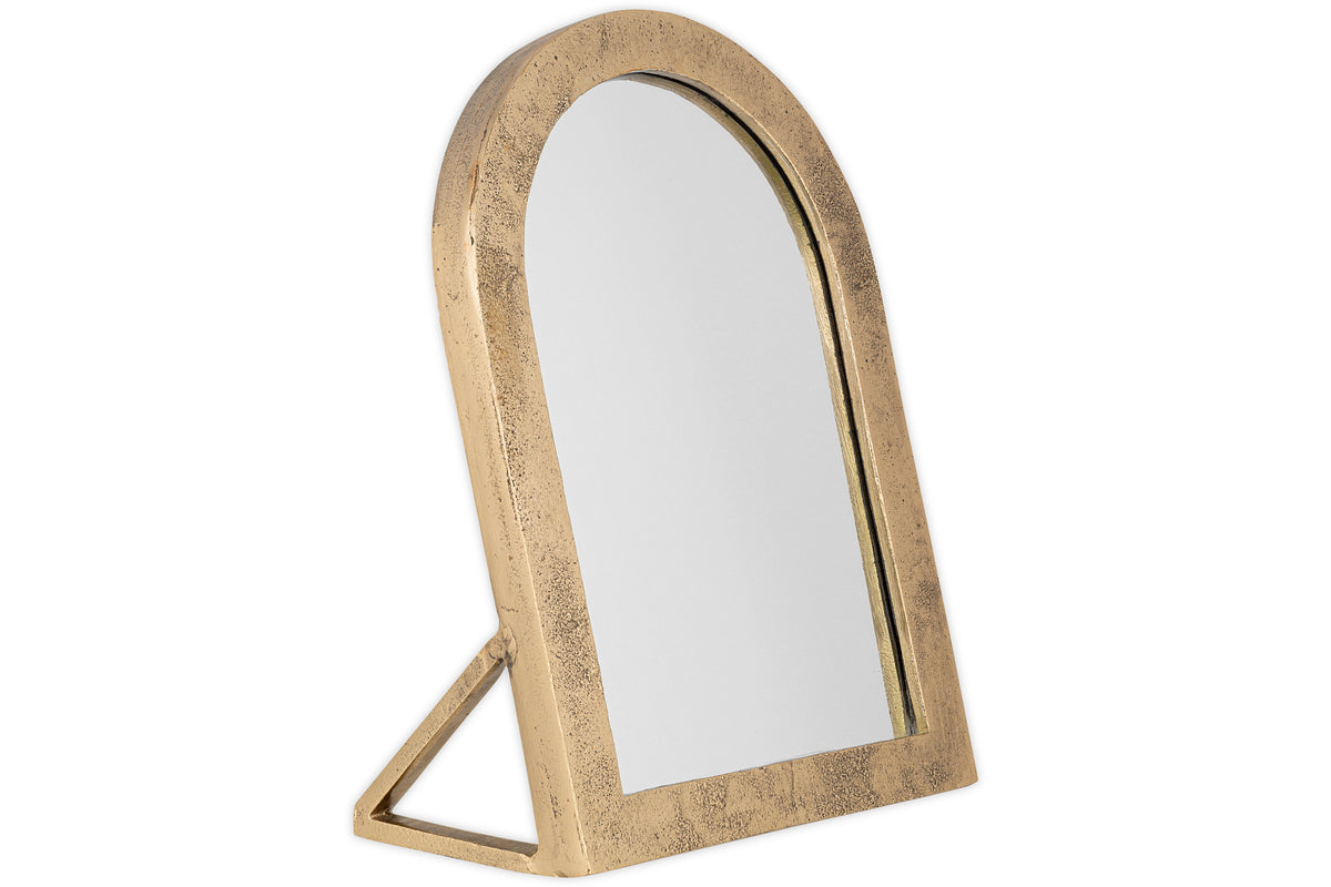 Cayce Cast Aluminum Vanity Mirror - Antique Brass