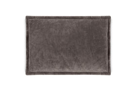 Dhara Velvet Cushion Cover - Charcoal