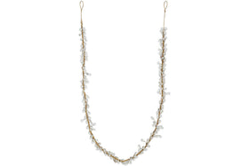Danvi Glass Drop Garland - Brass & Clear