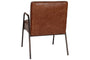 Hadithi Leather Occasional Chair - Chocolate Brown
