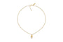 Hadari Rose Quartz Necklace - Gold