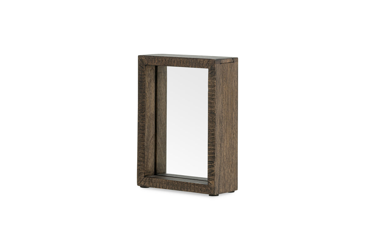 Indu Standing Mango Wood Frame - Dark Ash