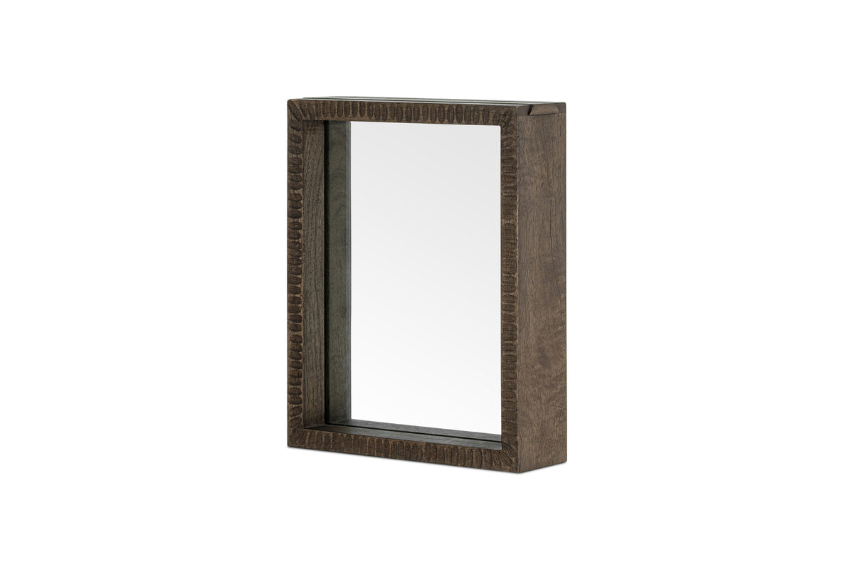 Indu Standing Mango Wood Frame - Dark Ash