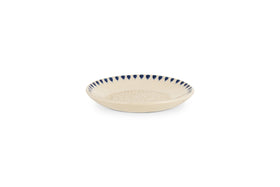 Indigo Drop Garlic Grater - Cream & Indigo