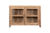Ibo Reclaimed Wood & Glass Sideboard - Natural