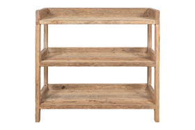Ibo Reclaimed Wood Pantry Standing Shelves - Natural